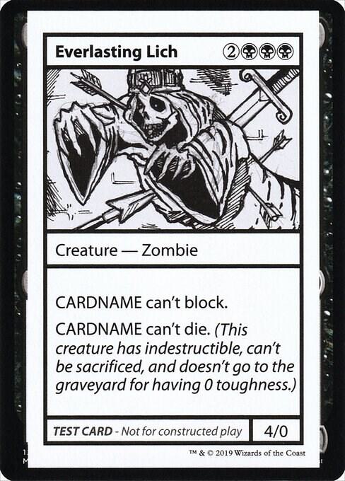 Everlasting Lich (No PW Symbol), Mystery Booster: Convention Edition Exclusives #247032