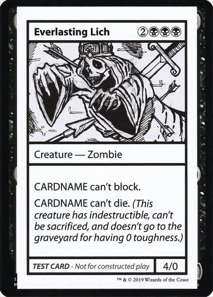 Everlasting Lich (No PW Symbol), Mystery Booster: Convention Edition Exclusives #247032
