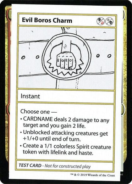 Evil Boros Charm (No PW Symbol), Mystery Booster: Convention Edition Exclusives #247034