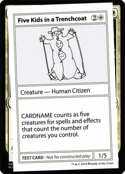 Five Kids in a Trenchcoat (No PW Symbol), Mystery Booster: Convention Edition Exclusives #247038