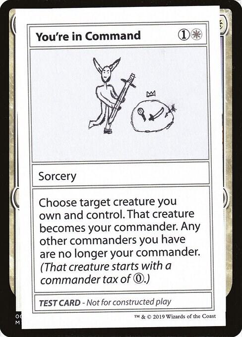 You're In Command (No PW Symbol), Mystery Booster: Convention Edition Exclusives #247044