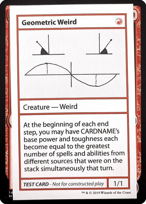 Geometric Weird (No PW Symbol), Mystery Booster: Convention Edition Exclusives #247051