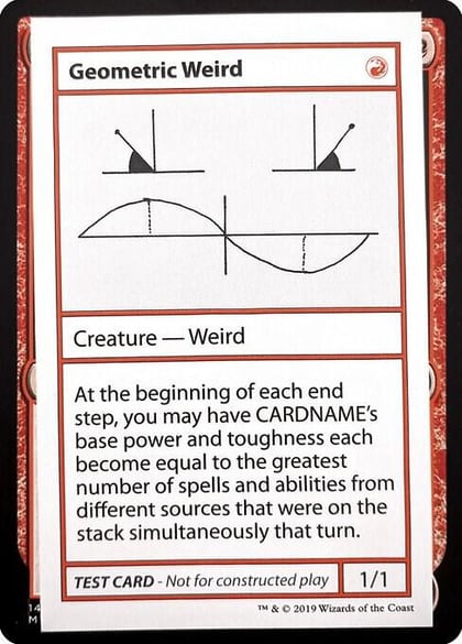Geometric Weird (No PW Symbol), Mystery Booster: Convention Edition Exclusives #247051