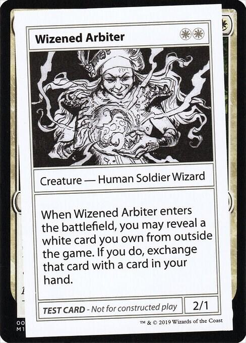 Wizened Arbiter (No PW Symbol), Mystery Booster: Convention Edition Exclusives #247052