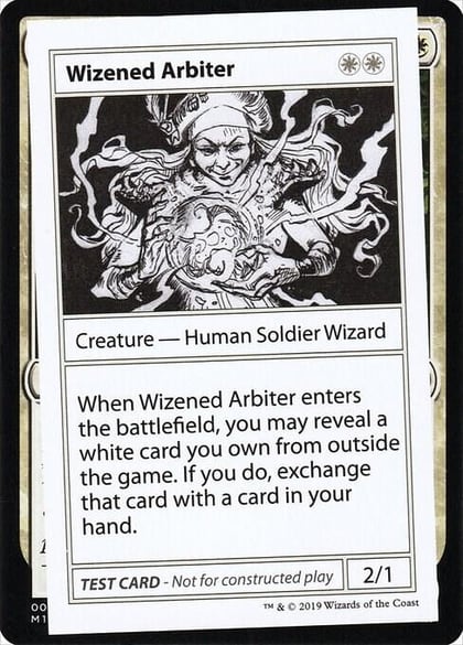 Wizened Arbiter (No PW Symbol), Mystery Booster: Convention Edition Exclusives #247052