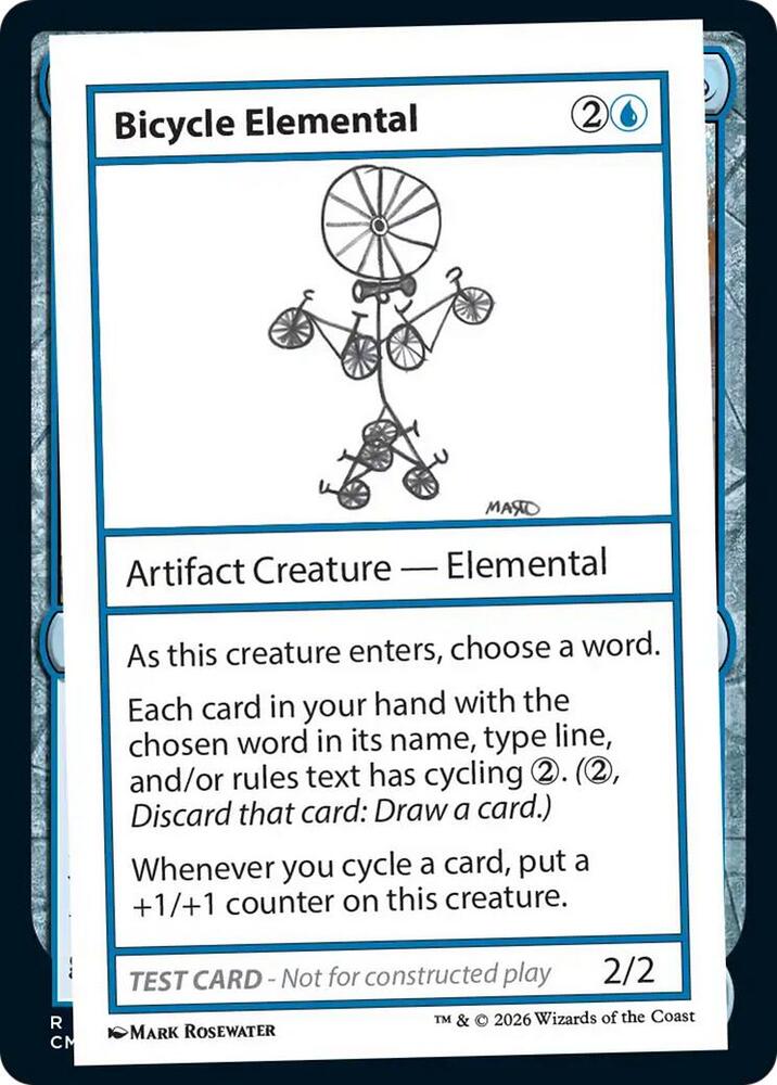 Bicycle Elemental, Mystery Booster: Convention Edition Exclusives #704005