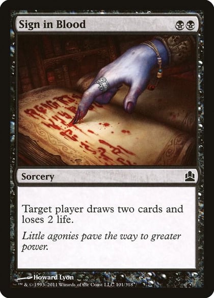 Sign in Blood, Commander 101