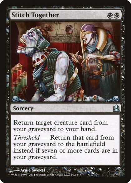 Stitch Together, Commander 102