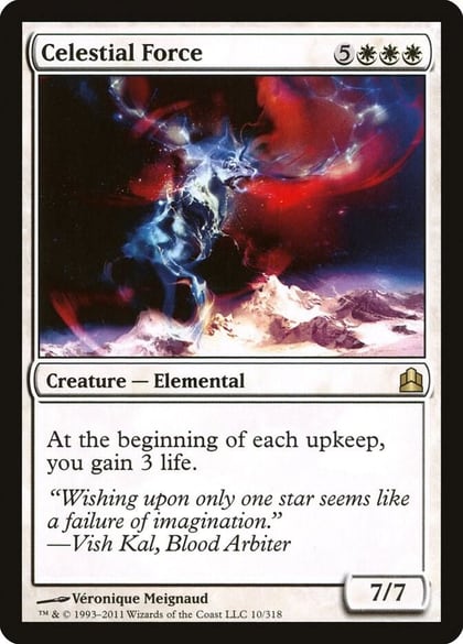Celestial Force, Commander 10