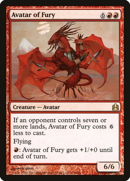 Avatar of Fury, Commander 110