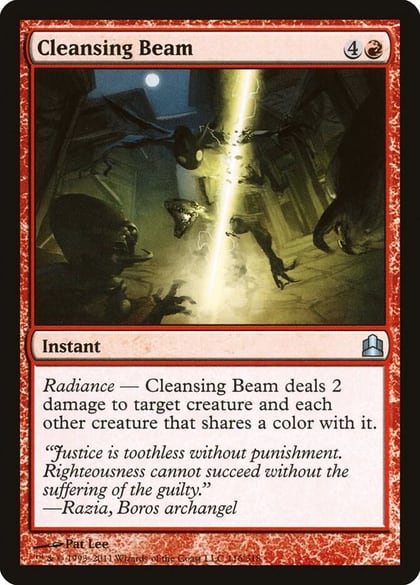 Cleansing Beam, Commander 116