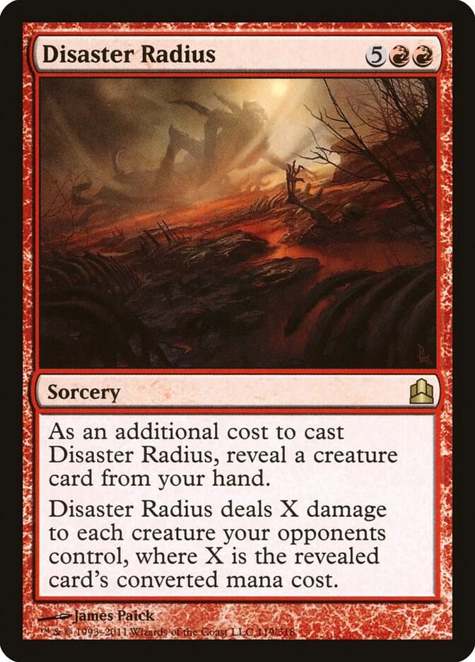 Disaster Radius, Commander 119