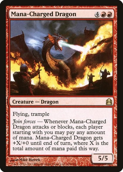 Mana-Charged Dragon, Commander 129