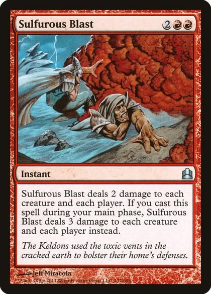 Sulfurous Blast, Commander 137