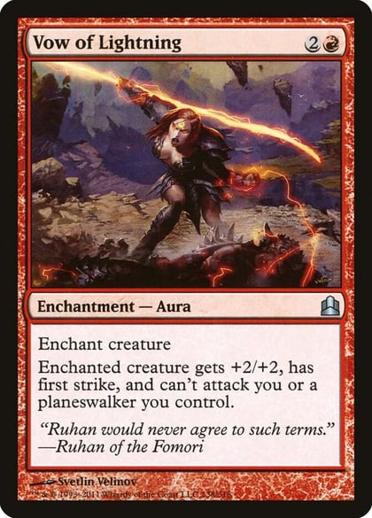 Vow of Lightning, Commander 138