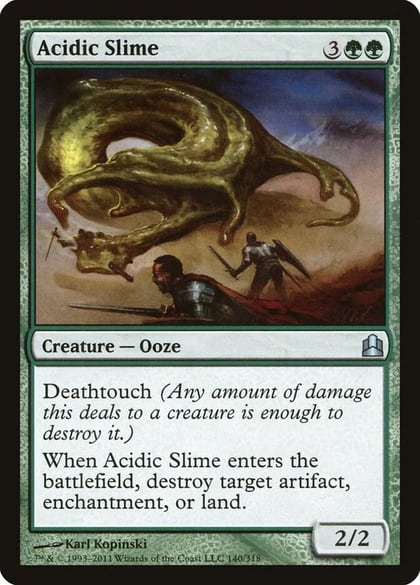 Acidic Slime, Commander 140