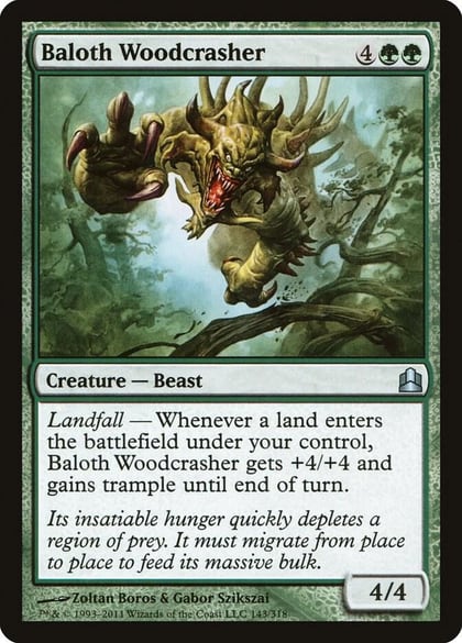 Baloth Woodcrasher, Commander 143