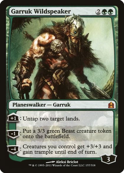 Garruk Wildspeaker, Commander 157