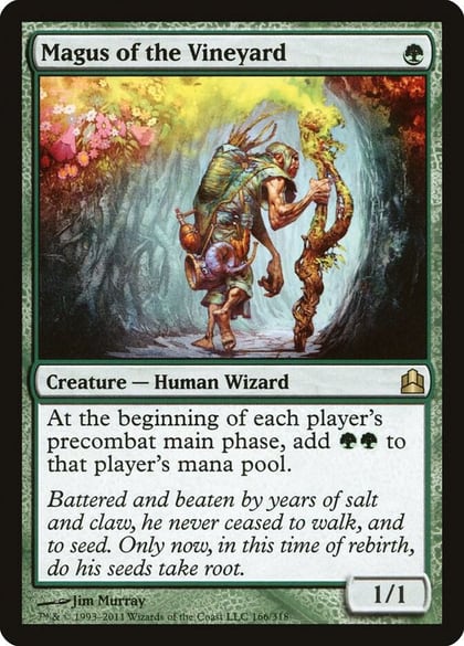 Magus of the Vineyard, Commander 166