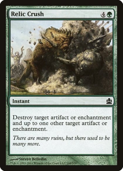 Relic Crush, Commander 168
