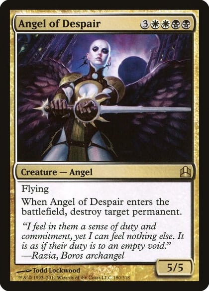 Angel of Despair, Commander 180