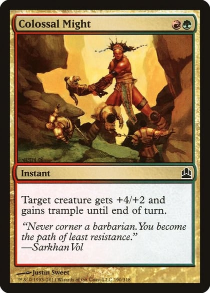 Colossal Might, Commander 190