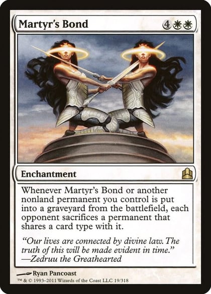 Martyr's Bond, Commander 19