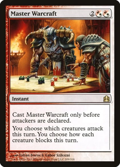 Master Warcraft, Commander 209