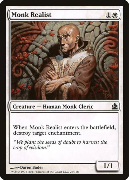 Monk Realist, Commander 20