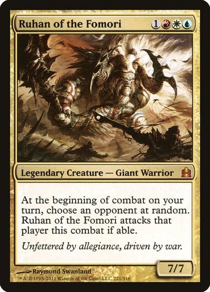 Ruhan of the Fomori, Commander 221