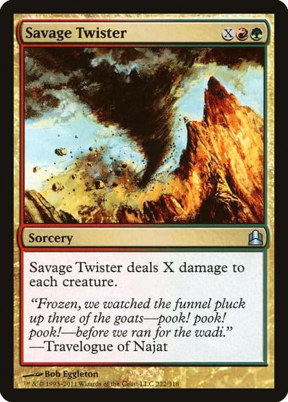 Savage Twister, Commander 222
