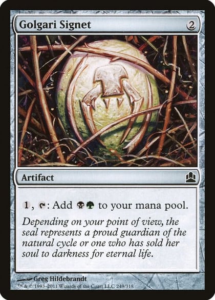 Golgari Signet, Commander 249