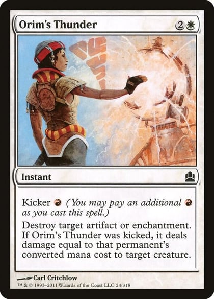Orim's Thunder, Commander 24