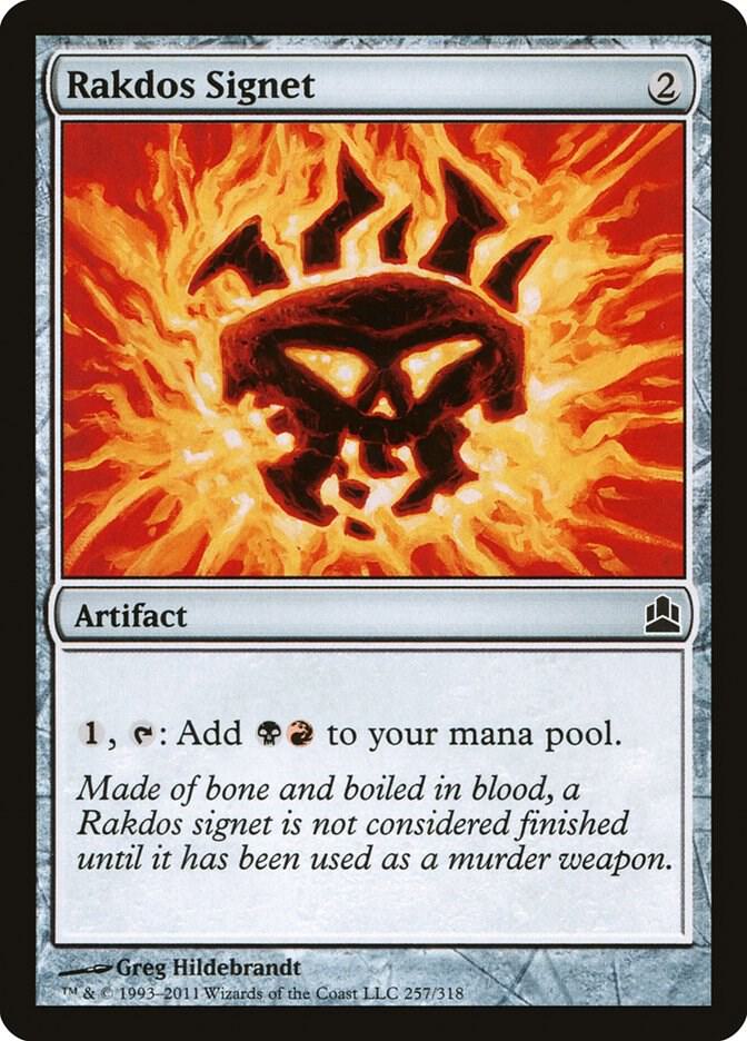 Rakdos Signet, Commander 257