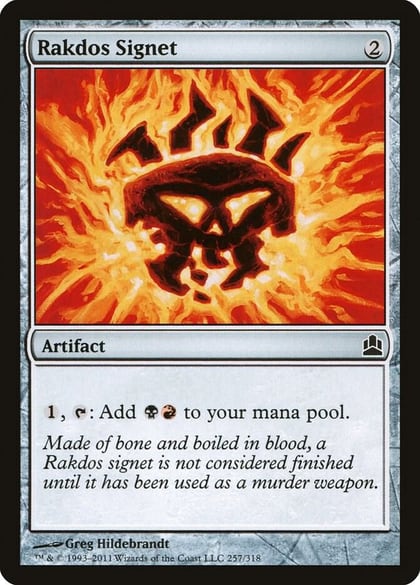 Rakdos Signet, Commander 257