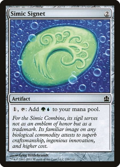 Simic Signet, Commander 259