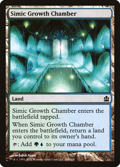 Simic Growth Chamber, Commander 288