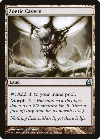 Zoetic Cavern, Commander 298