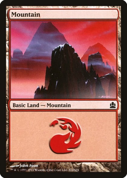 Mountain (312), Commander 312