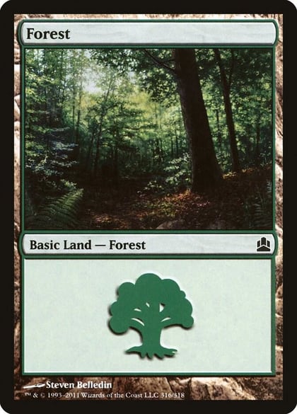 Forest (316), Commander 316