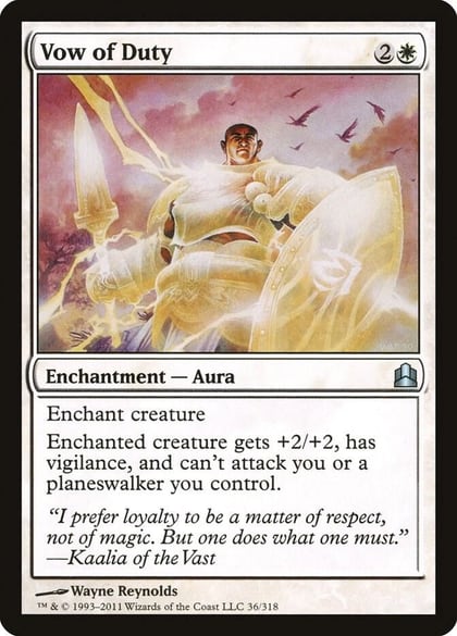 Vow of Duty, Commander 36