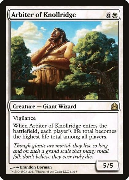 Arbiter of Knollridge, Commander 6