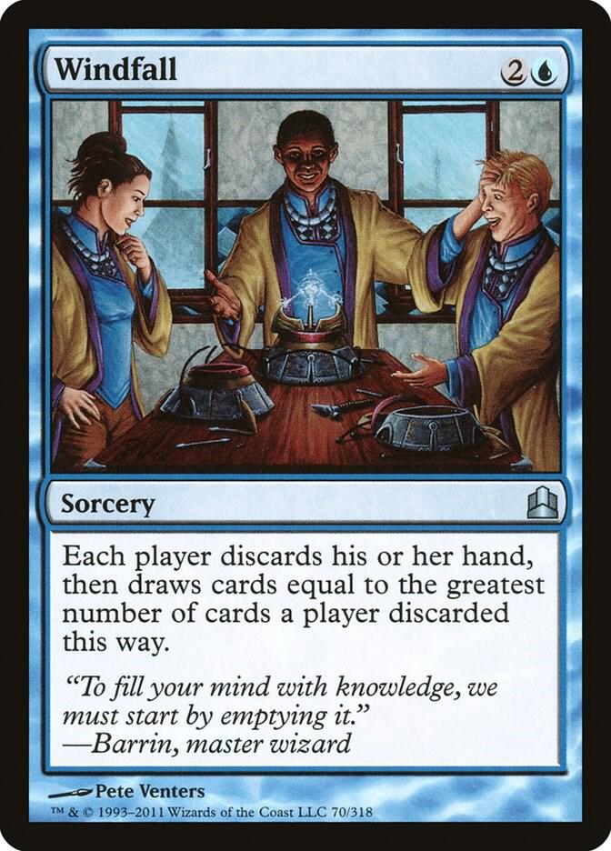 Windfall, Commander 70