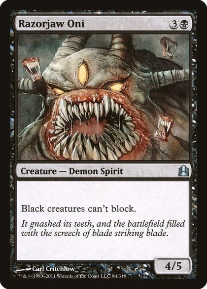 Razorjaw Oni, Commander 94