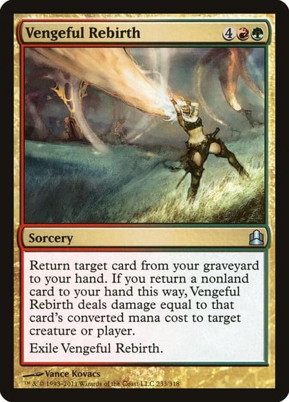 Vengeful Rebirth, Commander #47384