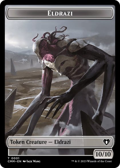 Eldrazi // Dragon (0021) Double-Sided Token, Commander Masters 1 // 21