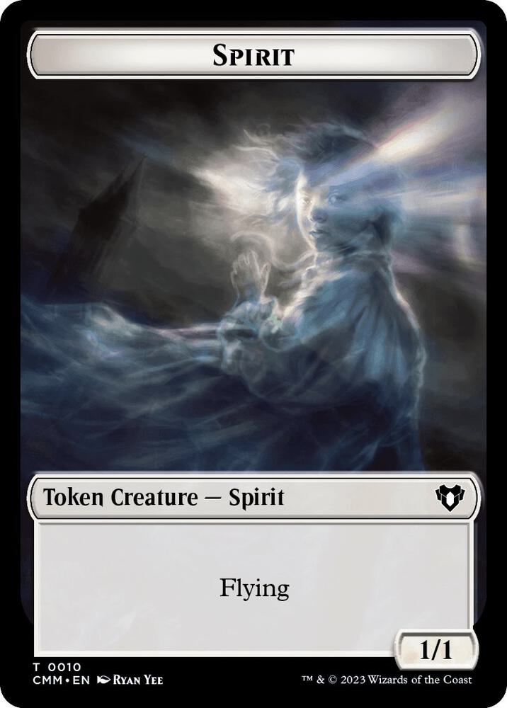Spirit (0010) // Satyr Double-Sided Token, Commander Masters 10 // 29