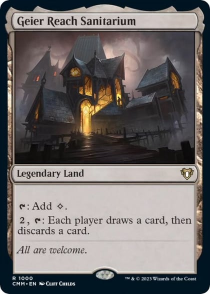 Geier Reach Sanitarium, Commander Masters 1000