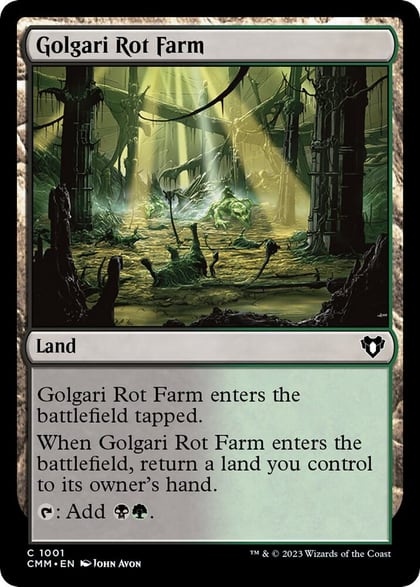 Golgari Rot Farm, Commander Masters 1001