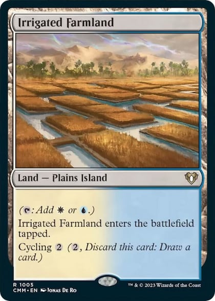 Irrigated Farmland, Commander Masters 1005